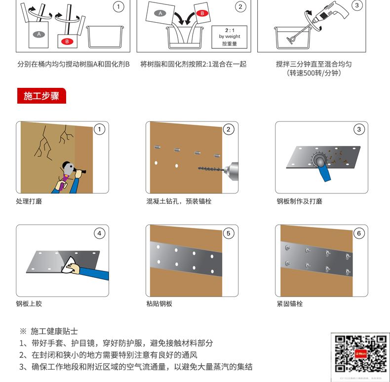 包钢庆元粘钢加固施工过程